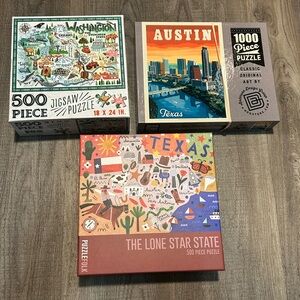 Puzzle Box Set - Texas and Washington Themes